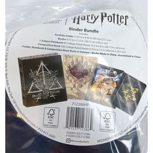 Harry Potter Binder Folder Composition Book 1 Subject Notebook School Set